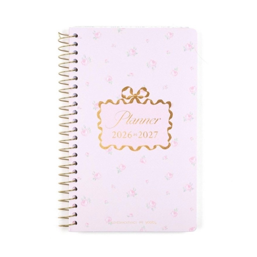 Love Shack Fancy Planner 2026 2027 Academic Student Pink Ballet Bloom NEW LSF